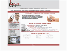 Tablet Screenshot of lucasgraphics.com